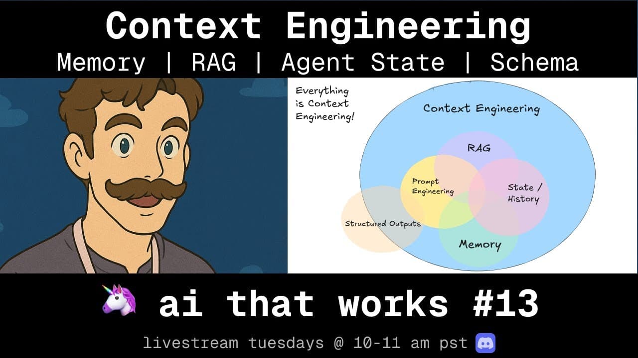 🦄 ai that works: Context Engineering and memory deep dive #13