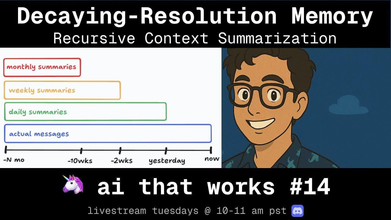 Implementing Decaying-Resolution Memory: 🦄 #14