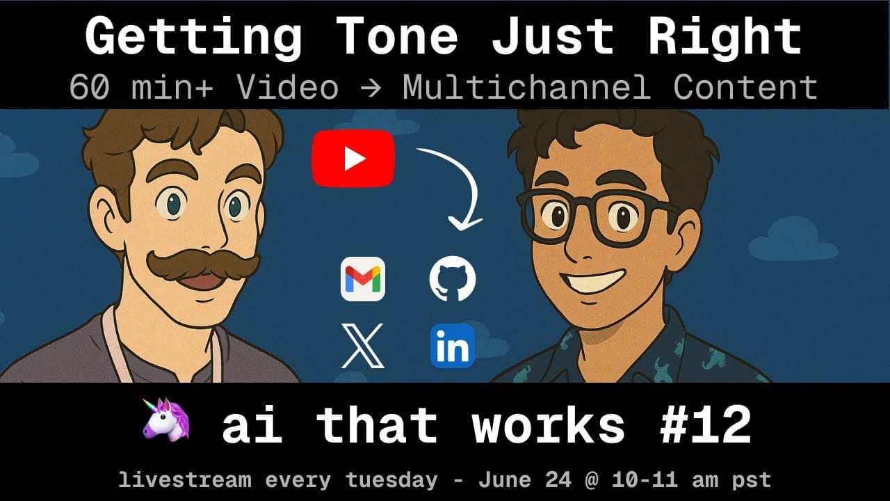 Getting Tone Just right with LLMs: 🦄 #12