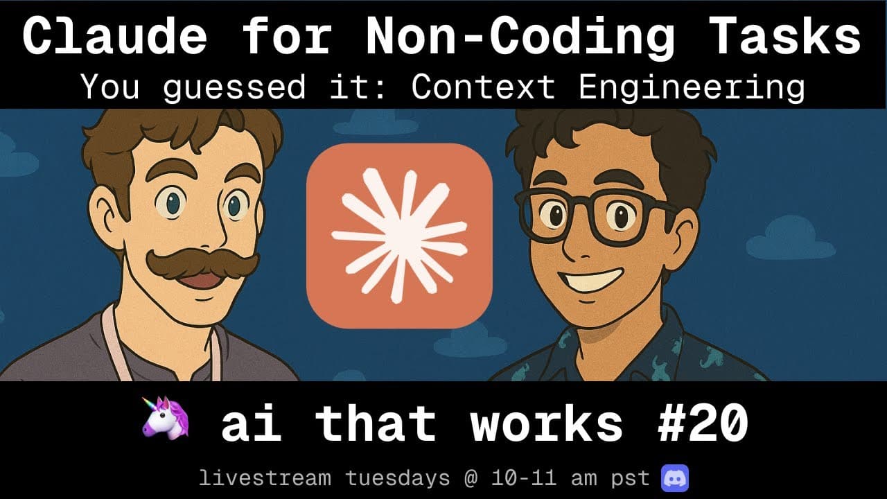 Claude for non-code tasks: 🦄 #20