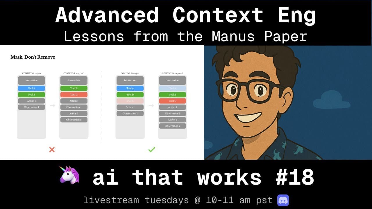 Context Engineering lessons from Manus - 🦄 #18