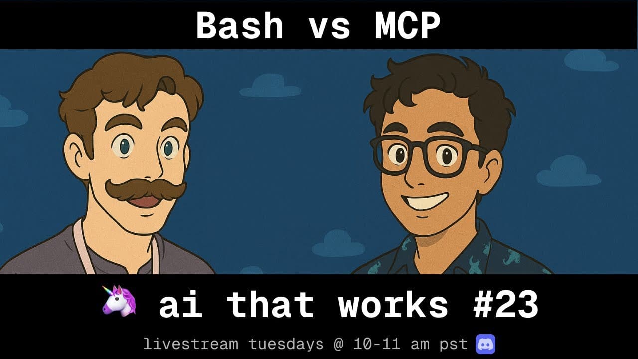 🦄 Bash vs MCP for Coding Agents: ep #23