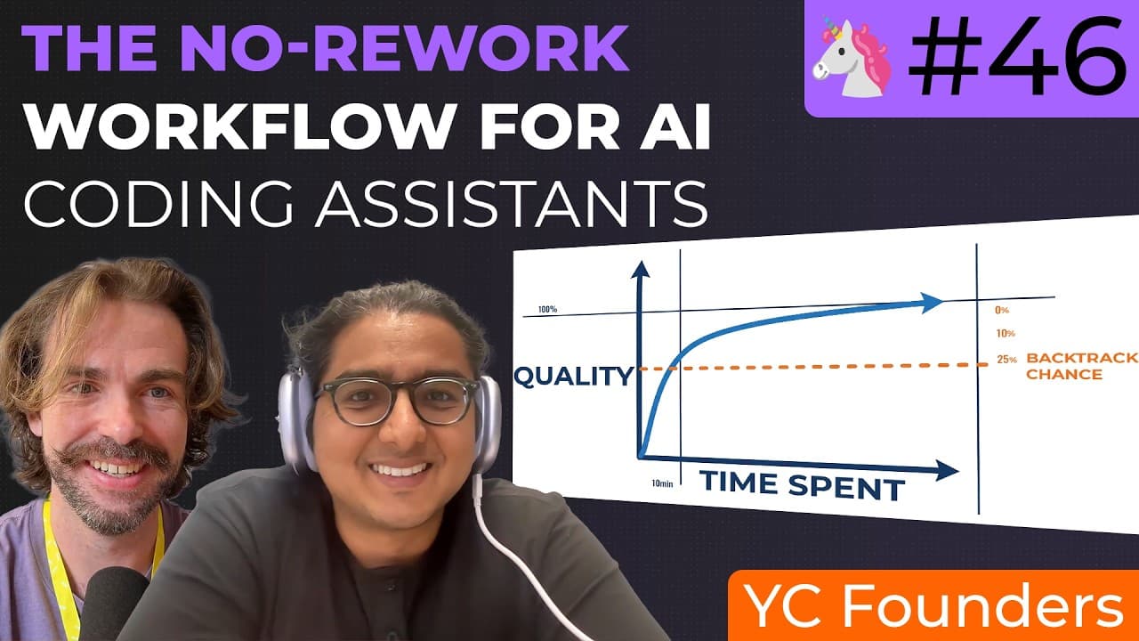 The No-Rework Workflow for AI Coding Assistants