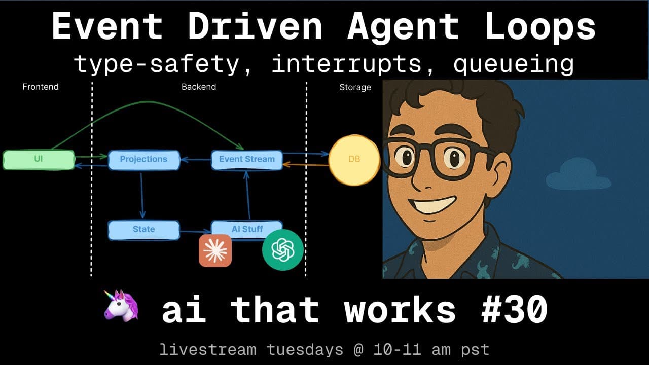 Event Driven Agent Loops: 🦄 #30