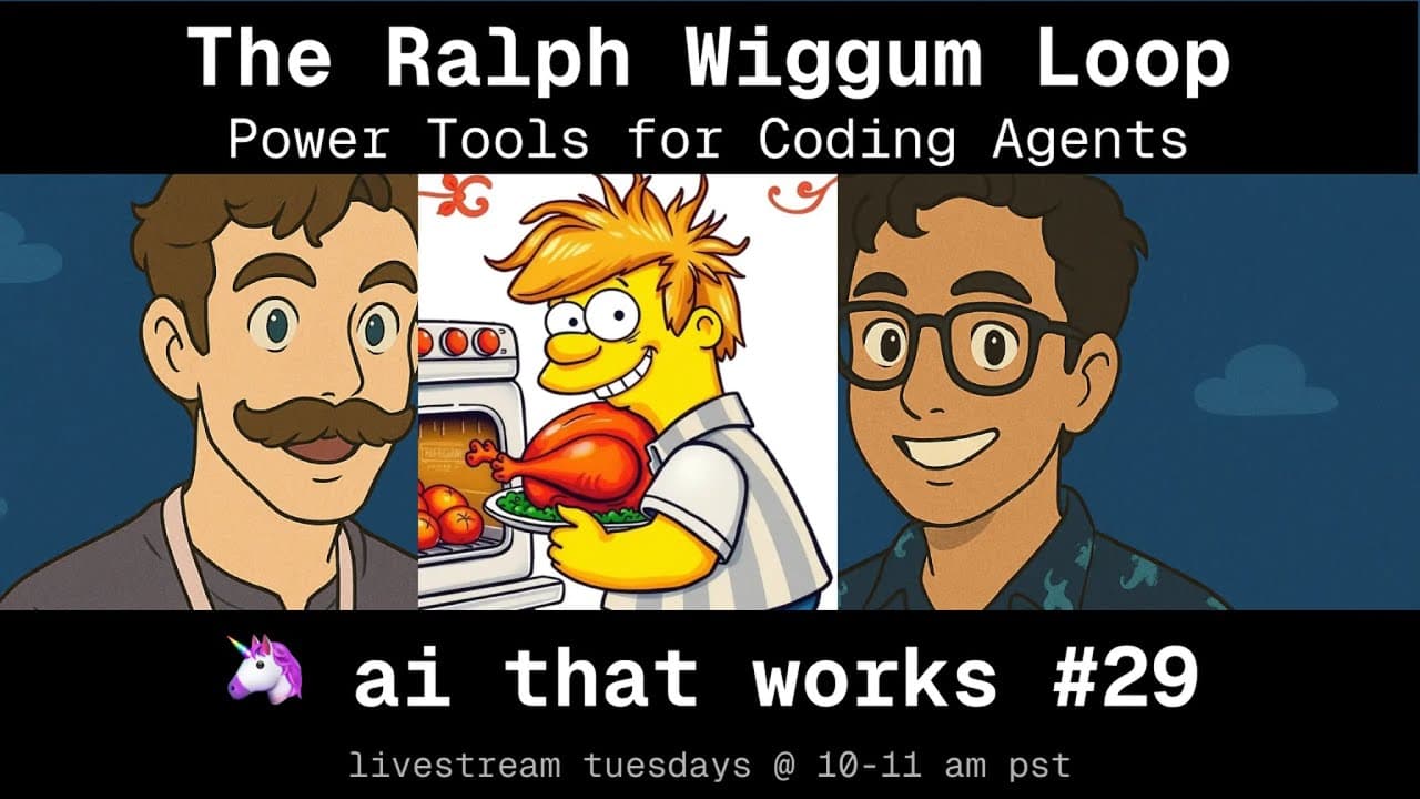 🦄 ai that works: Ralph Wiggum under the hood: Coding Agent Power Tools