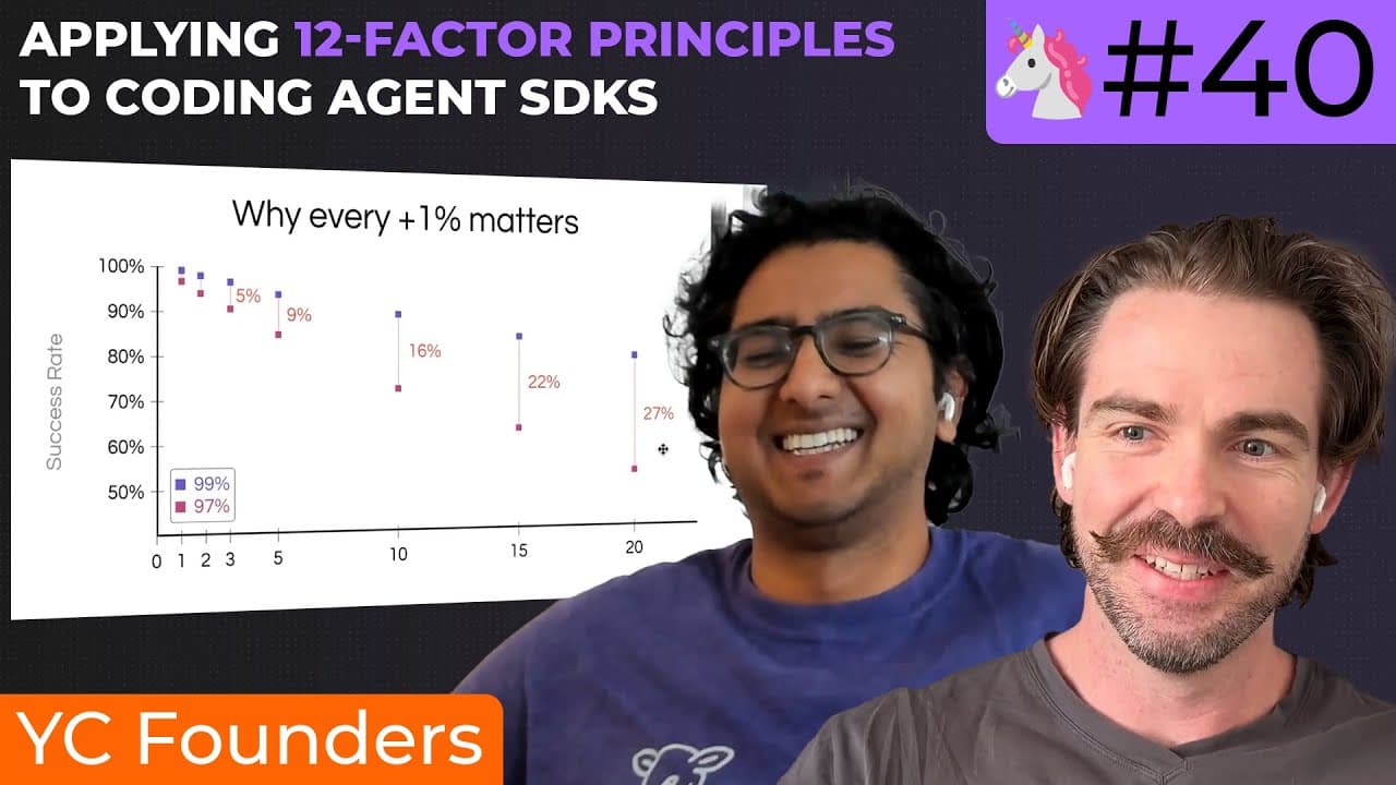 Applying 12-Factor Principles to Coding Agent SDKs:🦄 #40